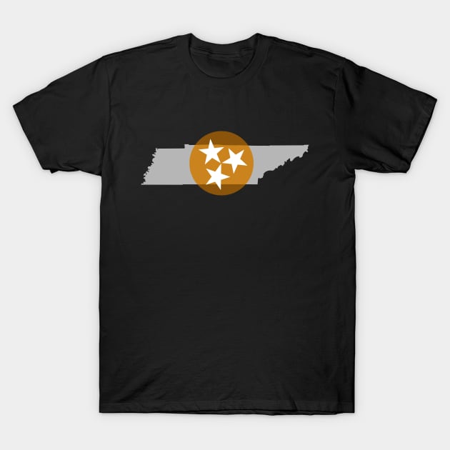 TN State Tri Star 2 T-Shirt by ilrokery